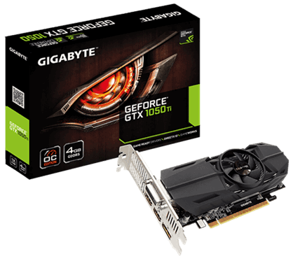 Gigabyte Geforce GTX 1050 Ti OC (low Profile)