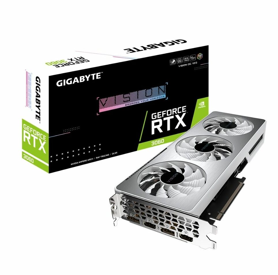 GIGABYTE GeForce RTX 3060 Vision OC 12G