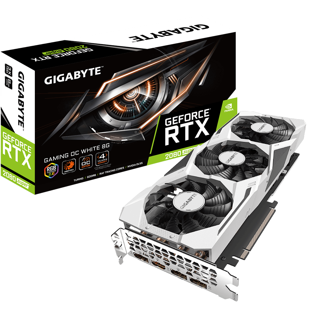 Gigabyte GeForce RTX 2080 Super Gaming OC White 8G