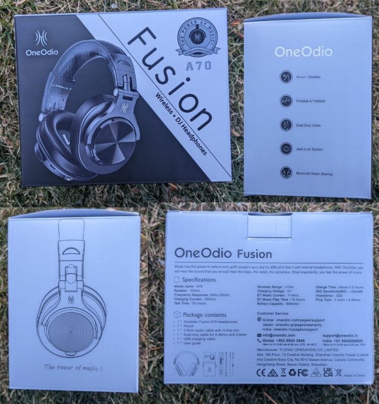 OneOdio A70 Box