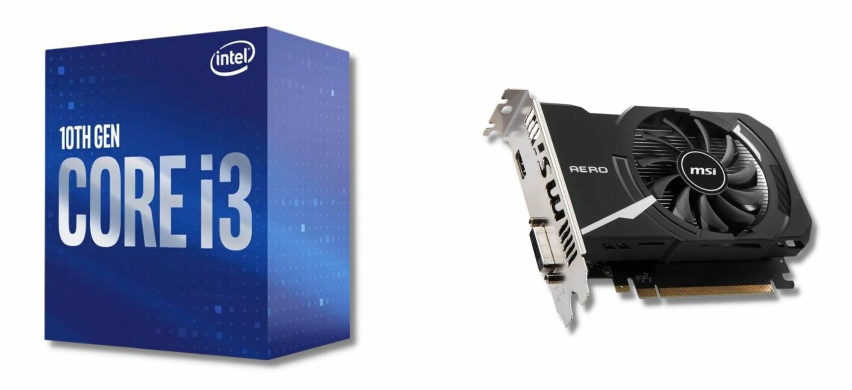 Intel Core i3-10100F + Nvidia GeForce GT 1030